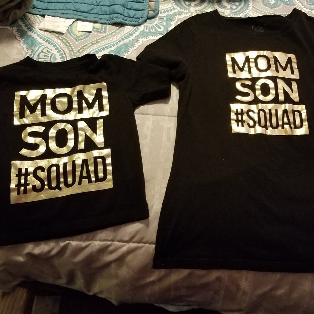 Mom and son tshirt